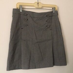Monterrey Club black&white houndstooth skirt